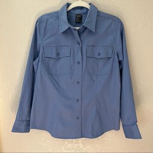 5.11 Tactical Women’s company long-sleeve shirt, M, blue